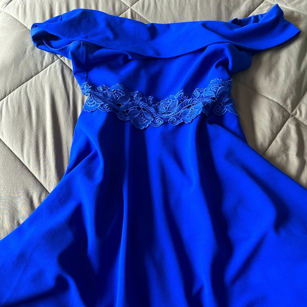 Blue elegant dress